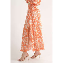 Load image into Gallery viewer, &quot;Zinnia&quot; Midi Skirt (Clementine)