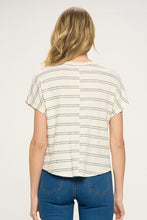 Load image into Gallery viewer, &quot;Rory&quot; Striped Textured Tee