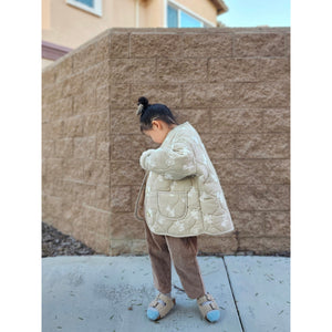 Quilted Teddy Sherpa Jacket