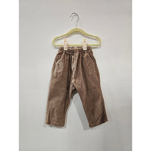 Corduroy Stretch Pants - Taupe