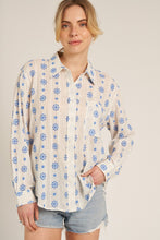 Load image into Gallery viewer, &quot;Lyon&quot; Embroidered Cotton Blouse