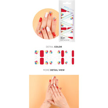 Load image into Gallery viewer, Gel Nail Stickers - Splashed Grid