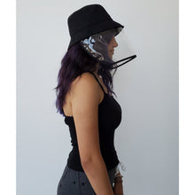 Load image into Gallery viewer, Cotton Bucket Hat - Detachable PVC Face Covering