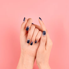 Load image into Gallery viewer, Gel Nail Stickers - Navy Aurora