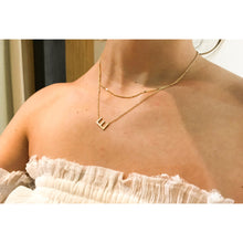 Load image into Gallery viewer, &quot;That Girl&quot; Initial Gold Color Plated Necklace
